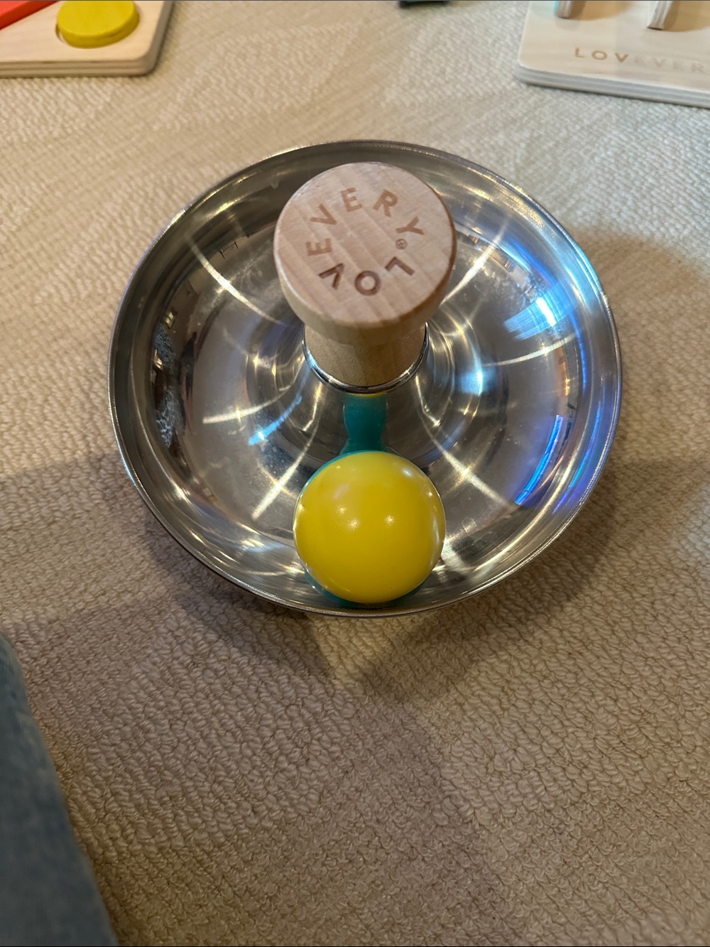Lovevery Tip and Turn with Baby Ball